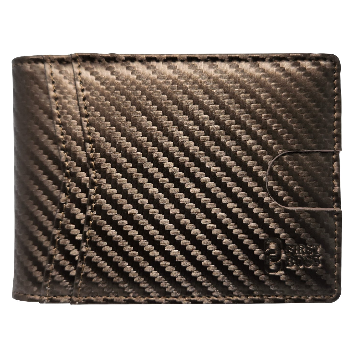 FIRST & BEST Carbon PU Custom Wallet