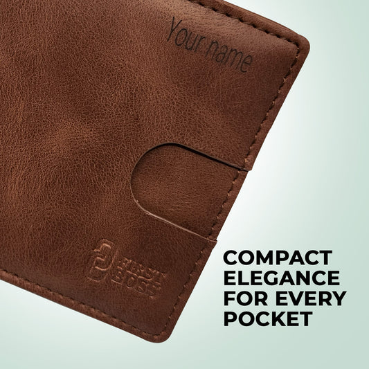 FIRST & BEST Custom Vintage Leather Wallet